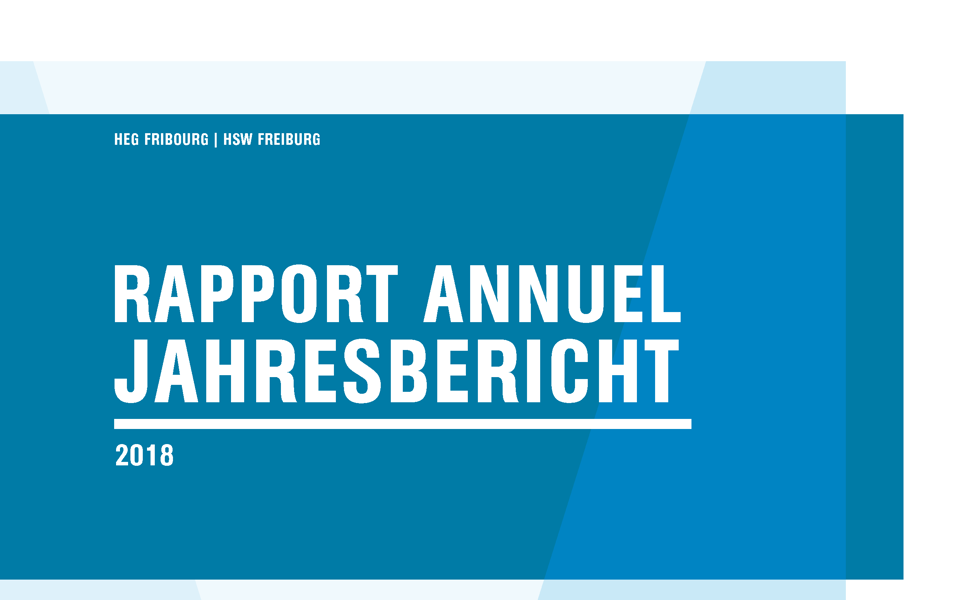 Page de couverture du Rapport annuel /Jahresbericht 2018