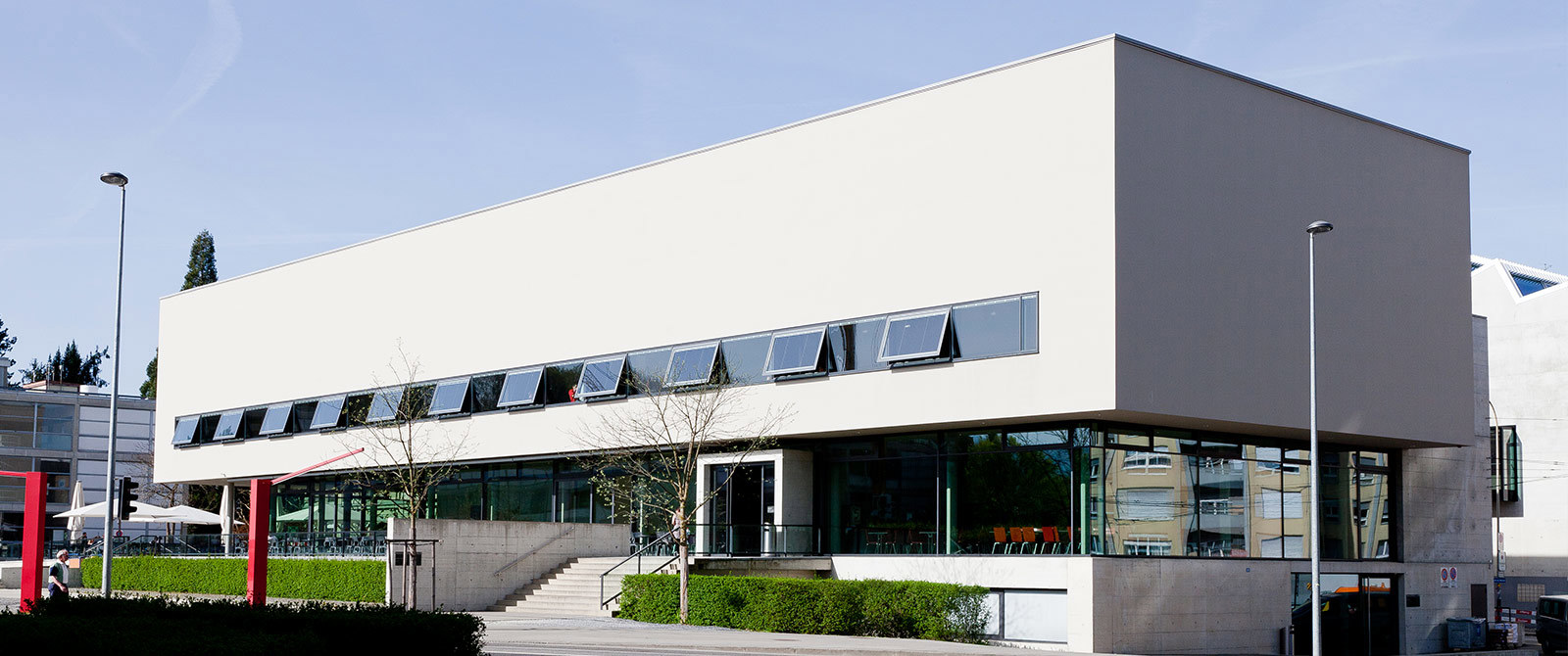 Cafeteria of the University of Fribourg, dining area for students