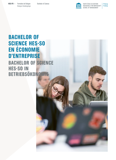 HEG FR Brochure Bachelor 2024 DEFR Cover